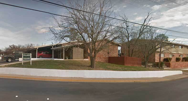 Village Square Apartments exterior building.